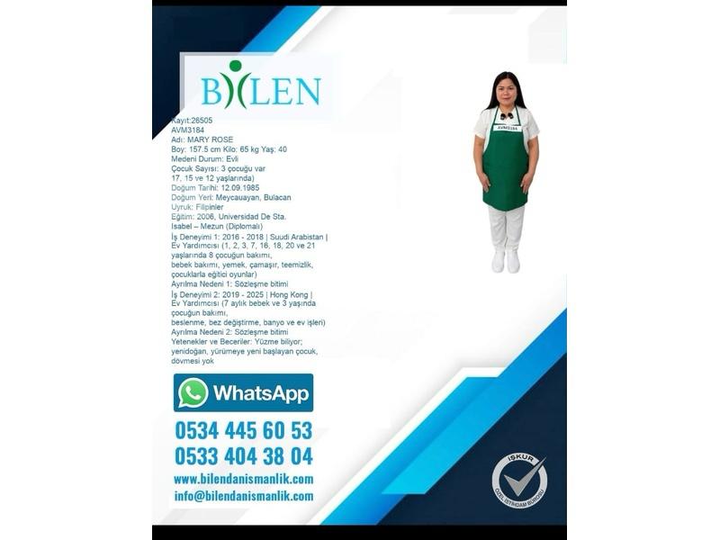 Türkiye Filipinli Bakıcı ve Ev Yardımcısı Hizmeti | Bilen Danışmanlık